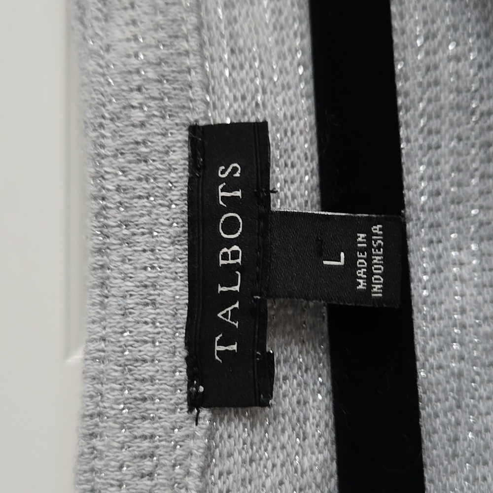 Talbots Gray Long Sleeve With Button Details - image 3